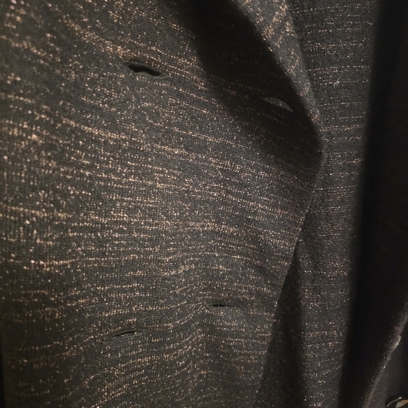 Anne Klein Wool Metalic Thread Blazer - Picture 8 of 9